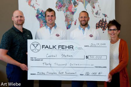 FalkFehr 2019 golf cheque presentation central station.jpg